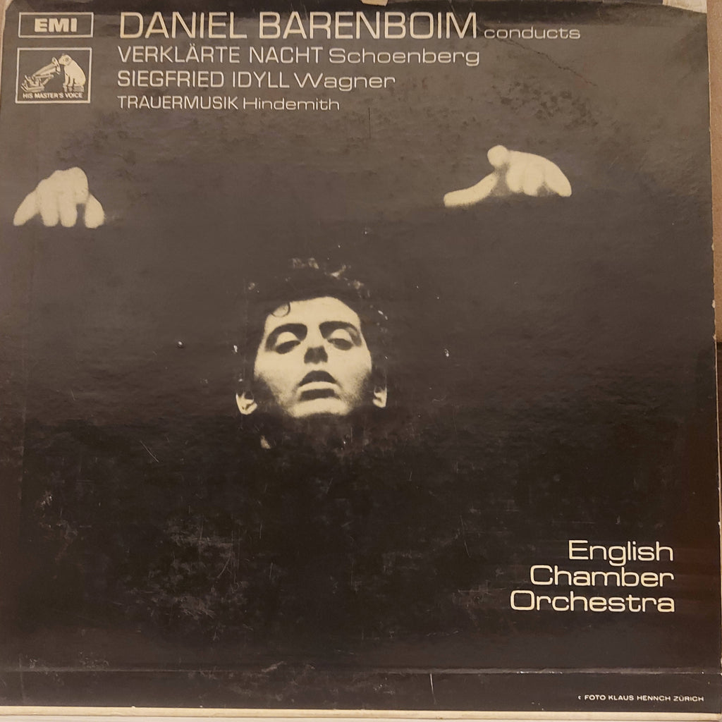 Daniel Barenboim Conducts Schoenberg* / Wagner* / Hindemith*, English Chamber Orchestra – Verklärte Nacht / Siegfried Idyll / Trauermusik (Used Vinyl - VG)