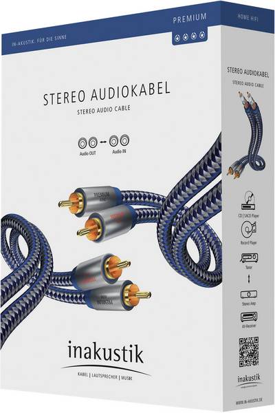 Inakustik 00404015 RCA Audio/phono Cable