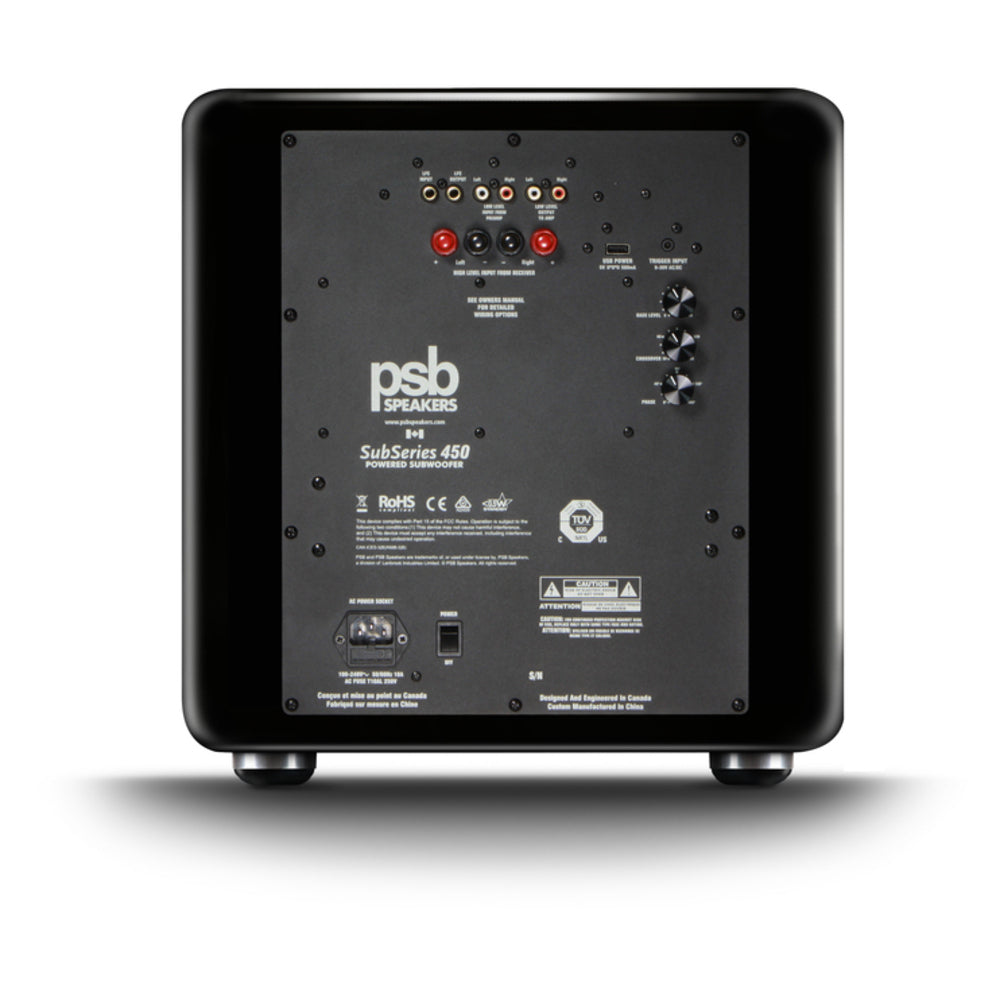 PSB SubSeries 450 – 12″ DSP Subwoofer