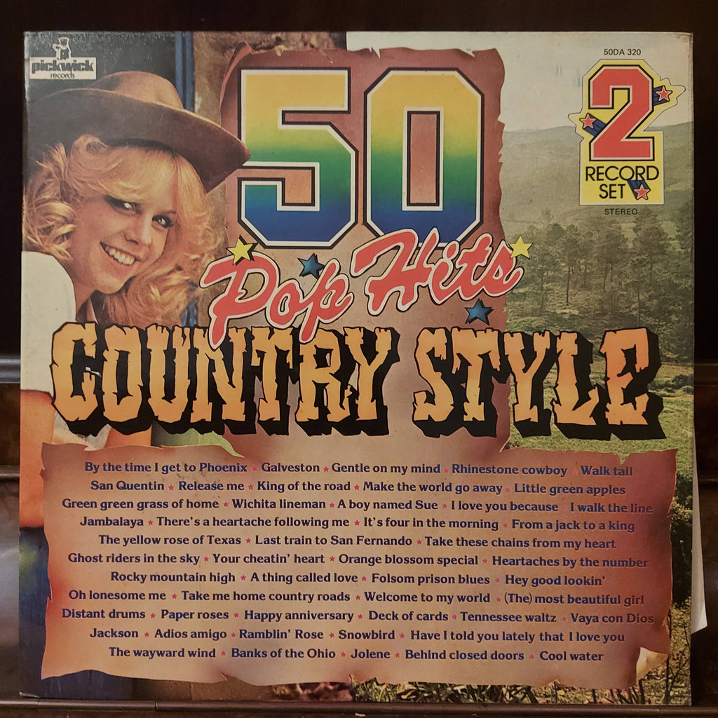 The Pickwick Gang – 50 Pop Hits Country Style (Used Vinyl - VG+)
