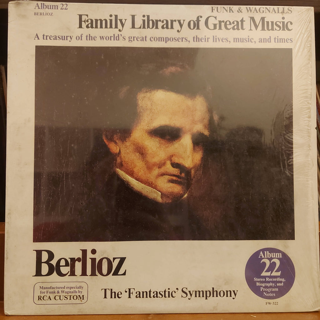 Berlioz - Bamberg Symphony Orchestra Conducted By Jonel Perlea – The "Fantastic" Symphony Opus 14 - Funk & Wagnalls Family Library Of Great Music - Album 22 (Used Vinyl - VG+)