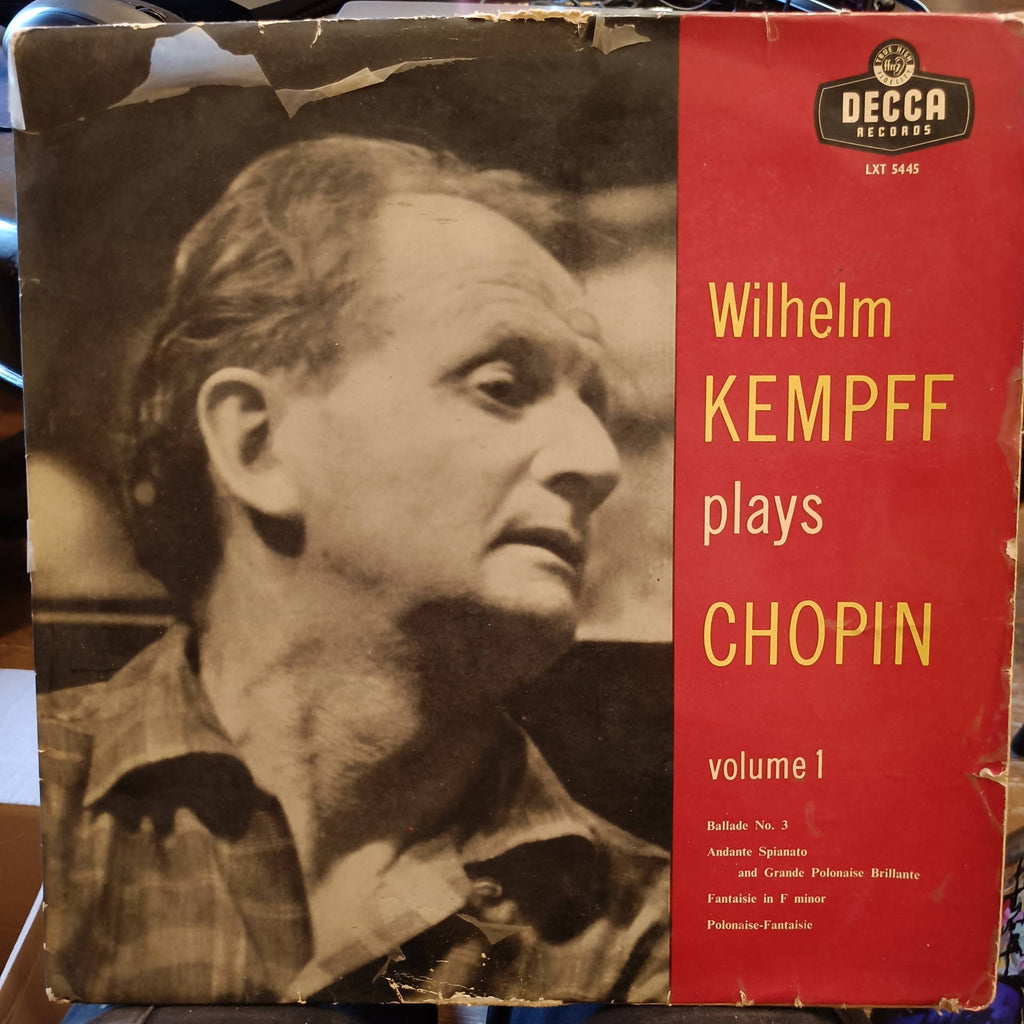 Wilhelm Kempff, Frédéric Chopin – Volume 1 (Used Vinyl - G) JS