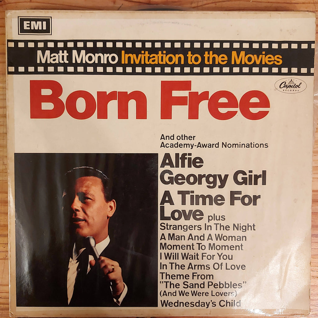 Matt Monro – Born Free (Invitation To The Movies) (Used Vinyl - VG+)