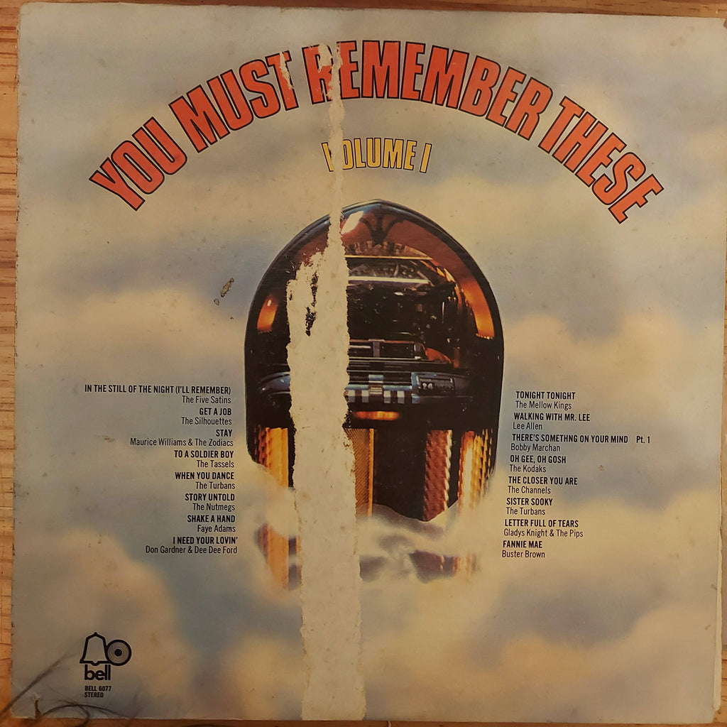 Various – You Must Remember These Volume I (Used Vinyl - G) JS
