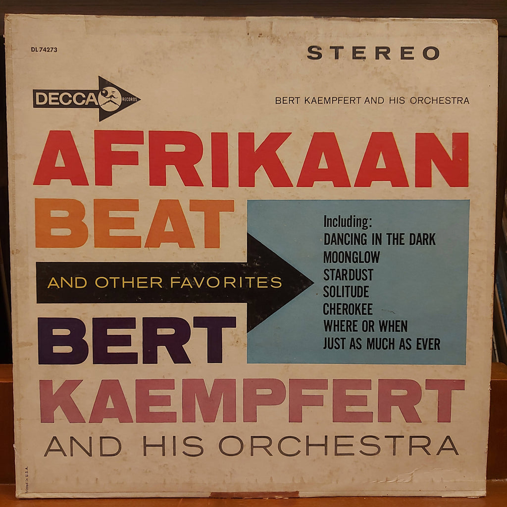 Bert Kaempfert And His Orchestra – Afrikaan Beat And Other Favorites (Used Vinyl - G)