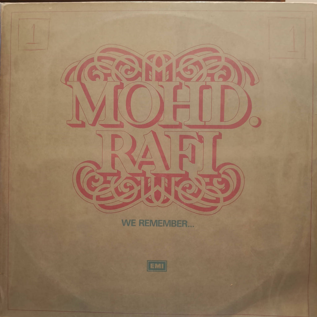 Mohd. Rafi – We Remember... (Used Vinyl - VG) NP
