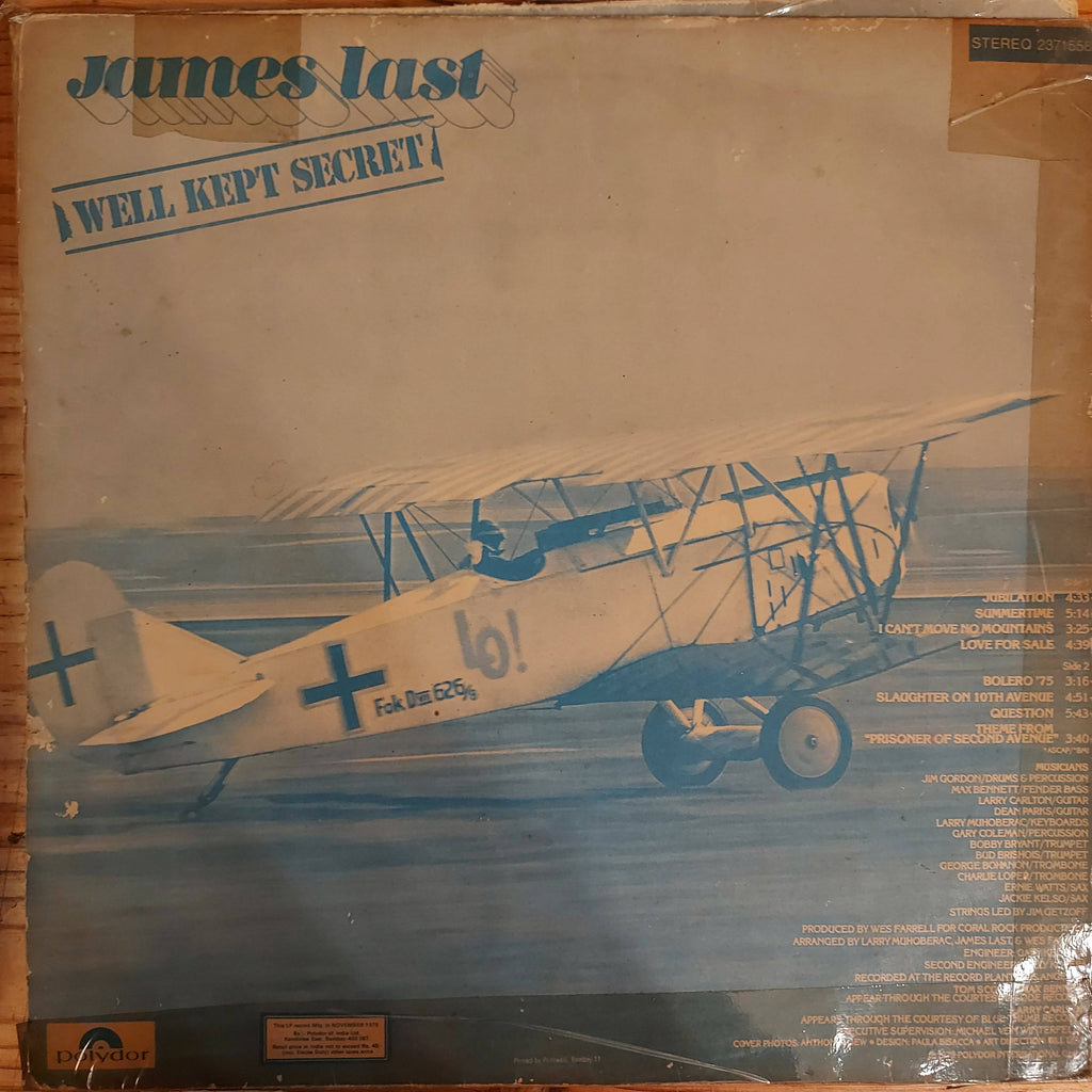 James Last – Well Kept Secret (Used Vinyl - G)