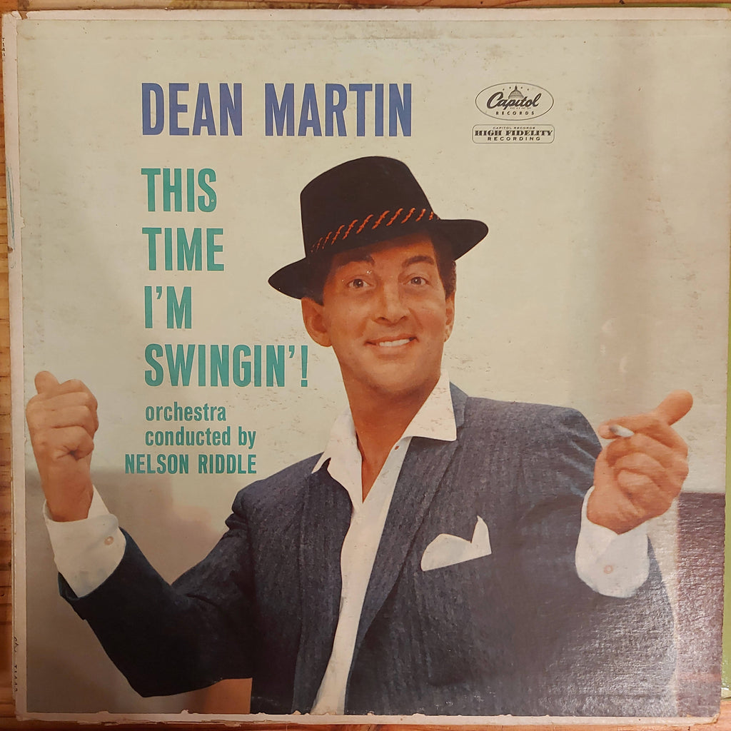 Dean Martin Orchestra Conducted By Nelson Riddle – This Time I'm Swingin' (Used Vinyl - VG)