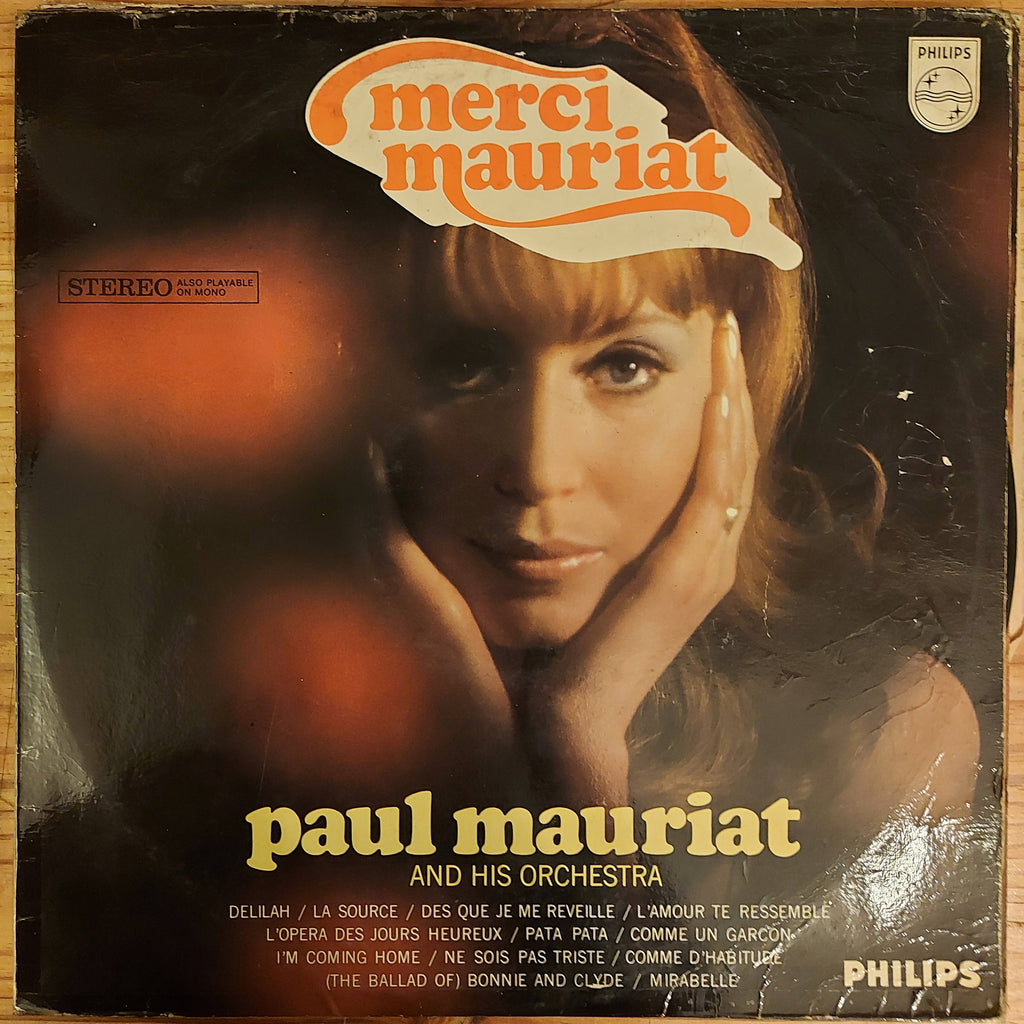 Paul Mauriat And His Orchestra – Merci Mauriat (Used Vinyl - VG)