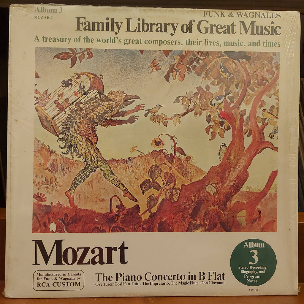 Mozart – The Piano Concerto In B Flat - Funk & Wagnalls Family Library Of Great Music - Album 3 (Used Vinyl - VG+)
