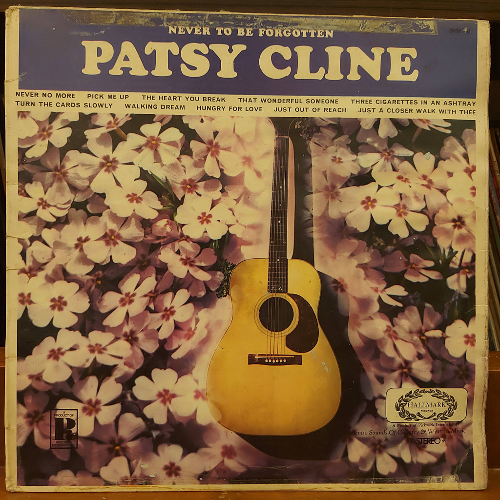 Patsy Cline – Never To Be Forgotten (Used Vinyl -VG)