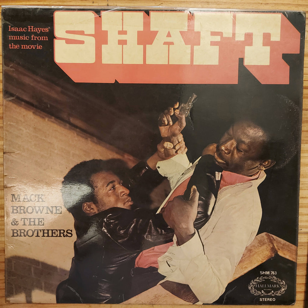 Mack Browne & The Brothers – Isaac Hayes' Music From The Movie Shaft (Used Vinyl - VG) MD