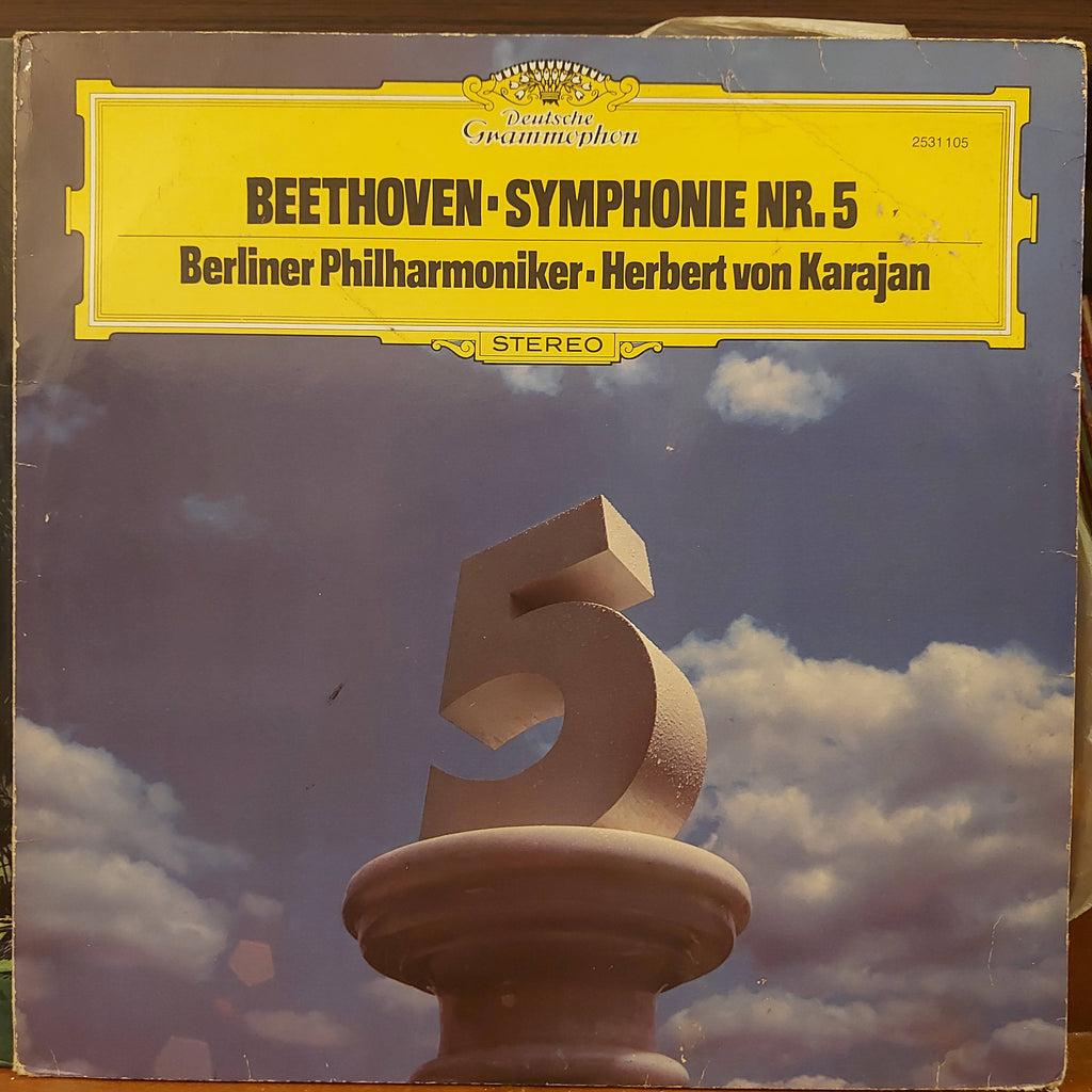 Beethoven* - Berliner Philharmoniker, Herbert von Karajan – Symphonie Nr. 5 (Used Vinyl -VG)