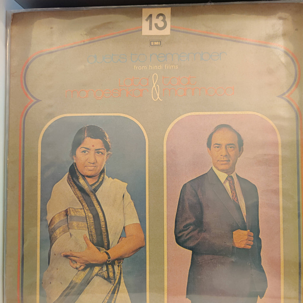 Lata Mangeshkar & Talat Mahmood – Duets To Remember (From Hindi Films) (Used Vinyl - VG+) NP