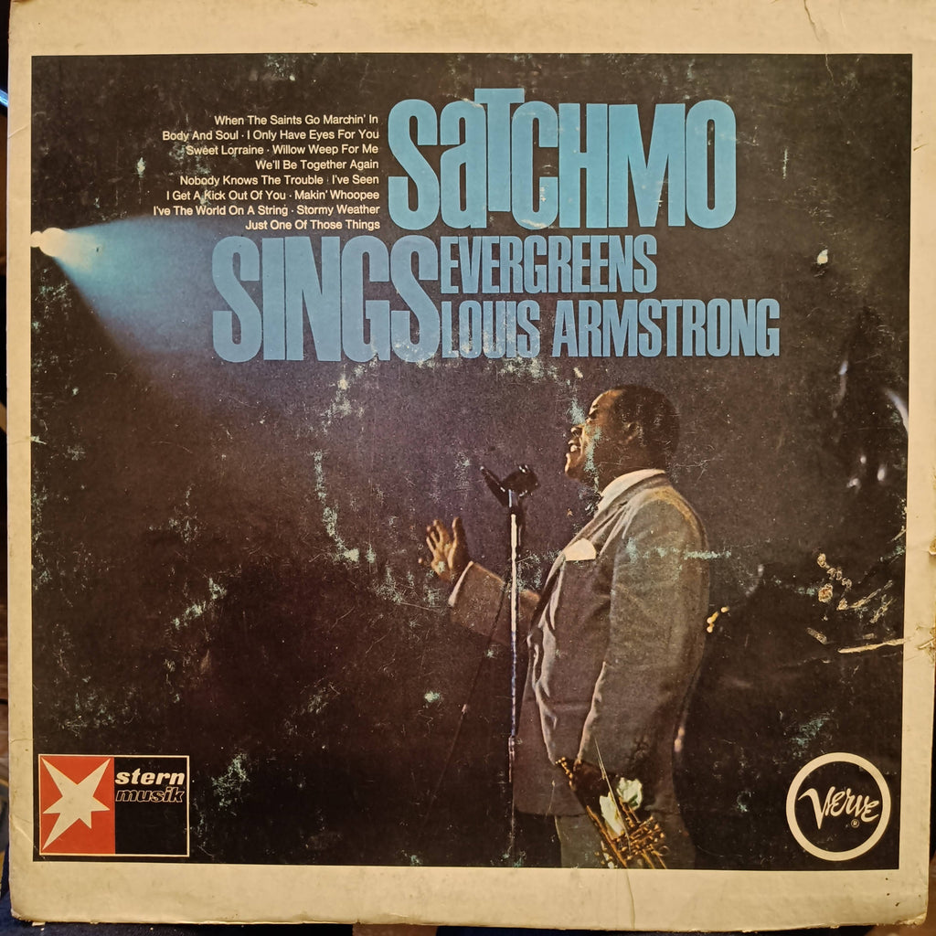 Louis Armstrong – Satchmo Sings Evergreens (Used Vinyl - G) JS