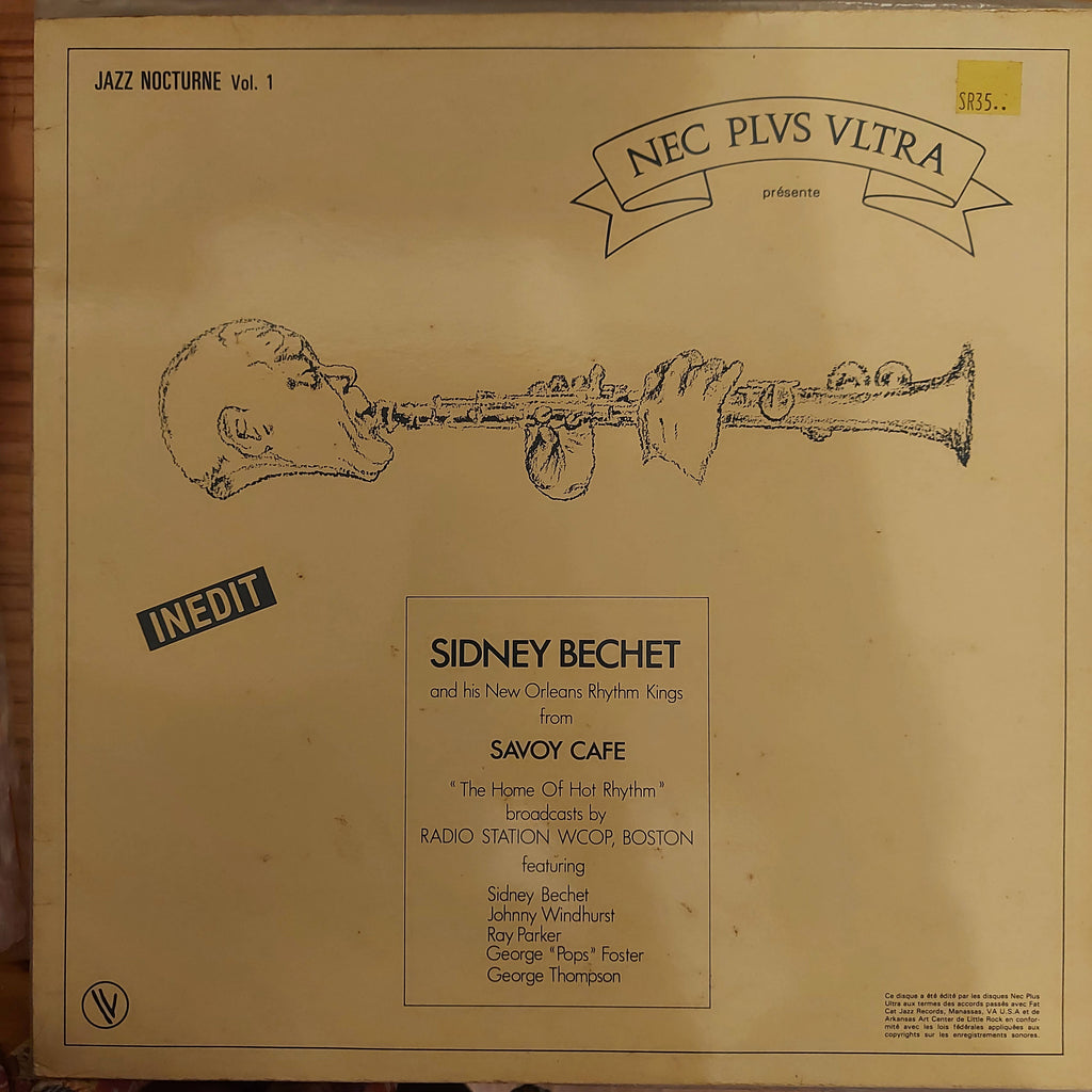 Sidney Bechet And His New Orleans Rhythm Kings – INEDIT - Jazz Nocturne Vol. 1 (Used Vinyl - VG) JS