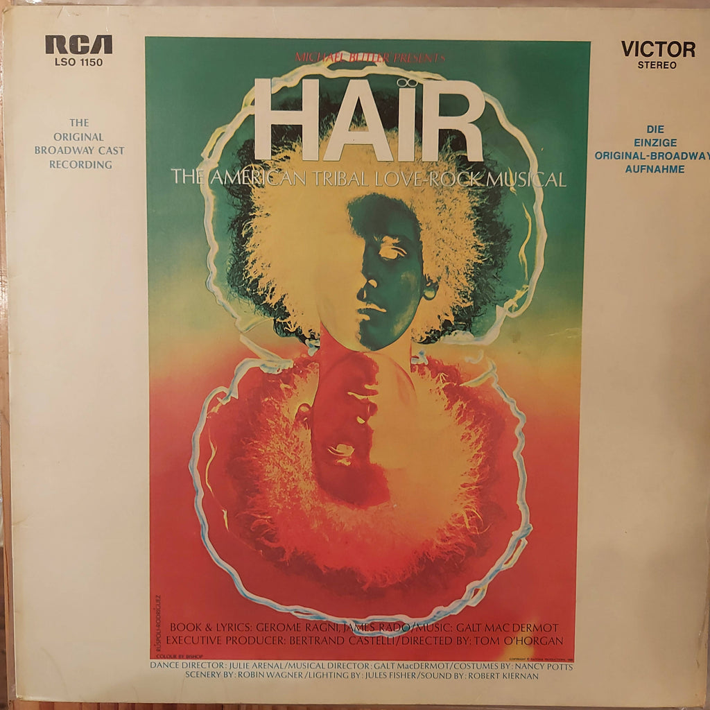 Various – Hair - The Original Broadway Cast Recording (Used Vinyl - VG) JS