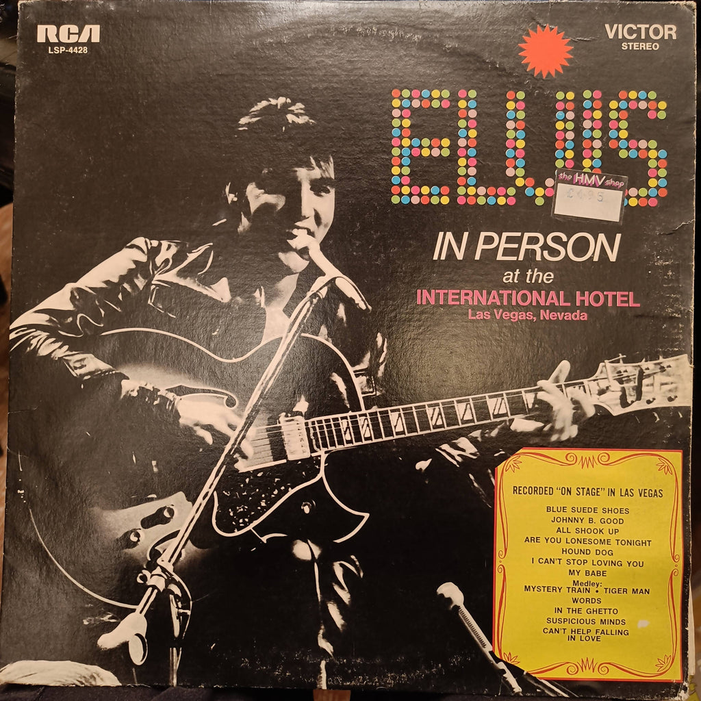 Elvis – Elvis In Person At The International Hotel (Used Vinyl - G) JS