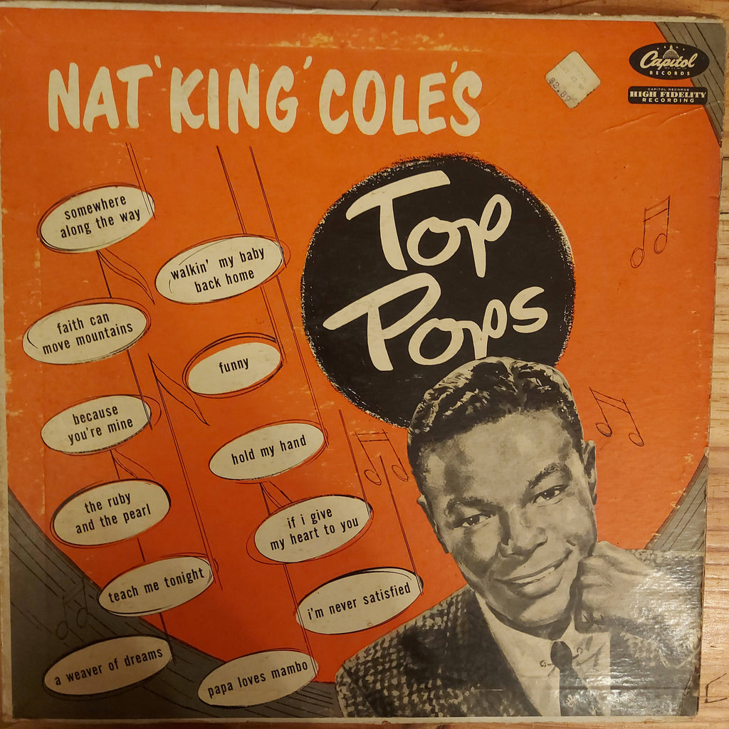 Nat 'King' Cole – Nat 'King' Cole's Top Pops (Used Vinyl - G)