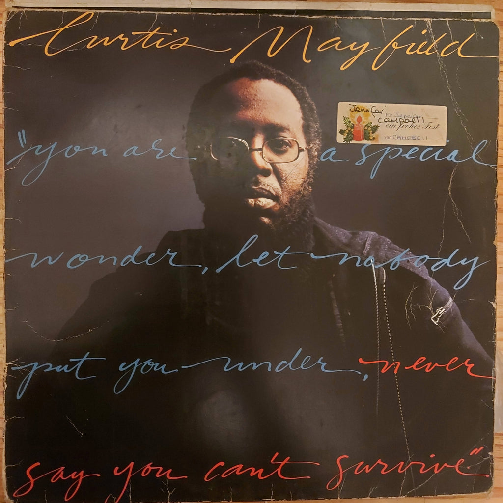 Curtis Mayfield – Never Say You Can't Survive (Used Vinyl - G) JS