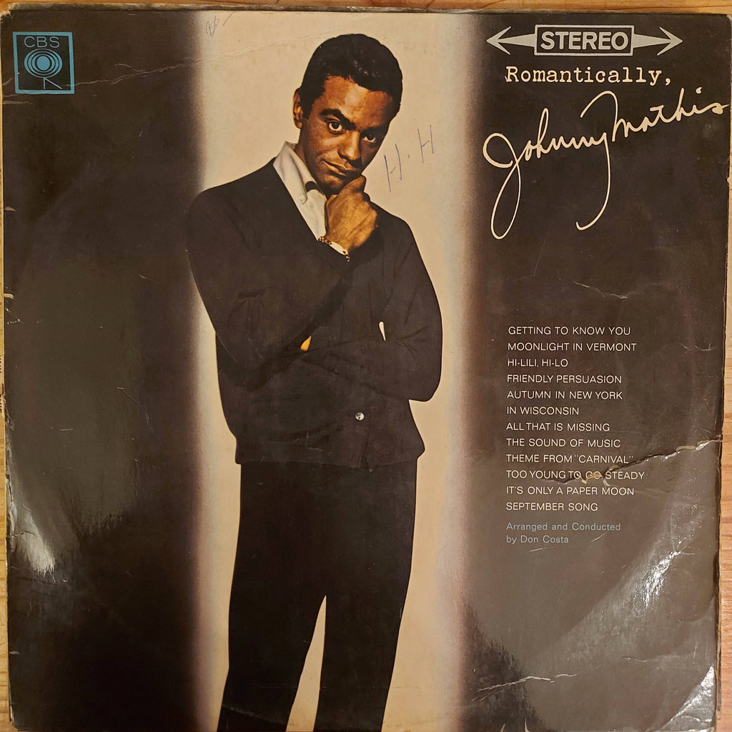 Johnny Mathis – Romantically (Used Vinyl - G)