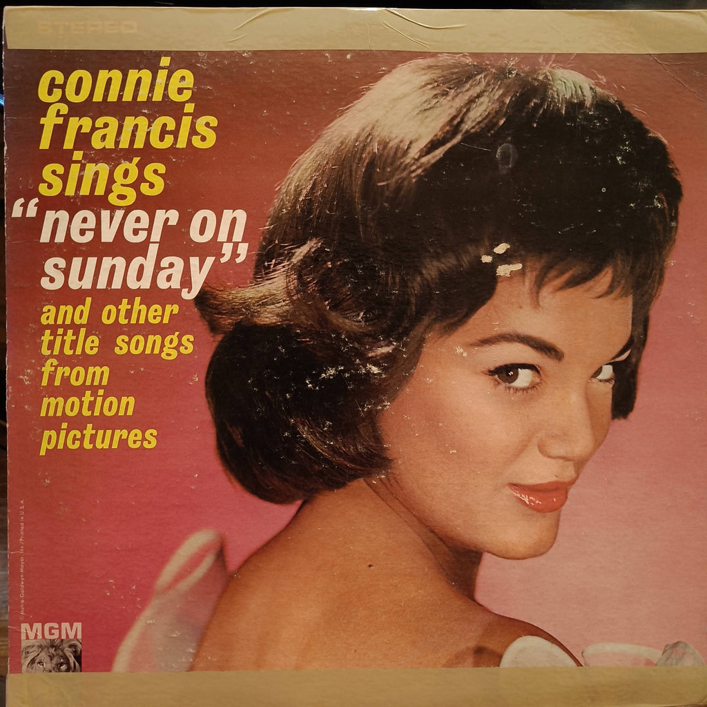 Connie Francis – Sings Never On Sunday And Other Title Songs From Motion Pictures (Used Vinyl - G) JS