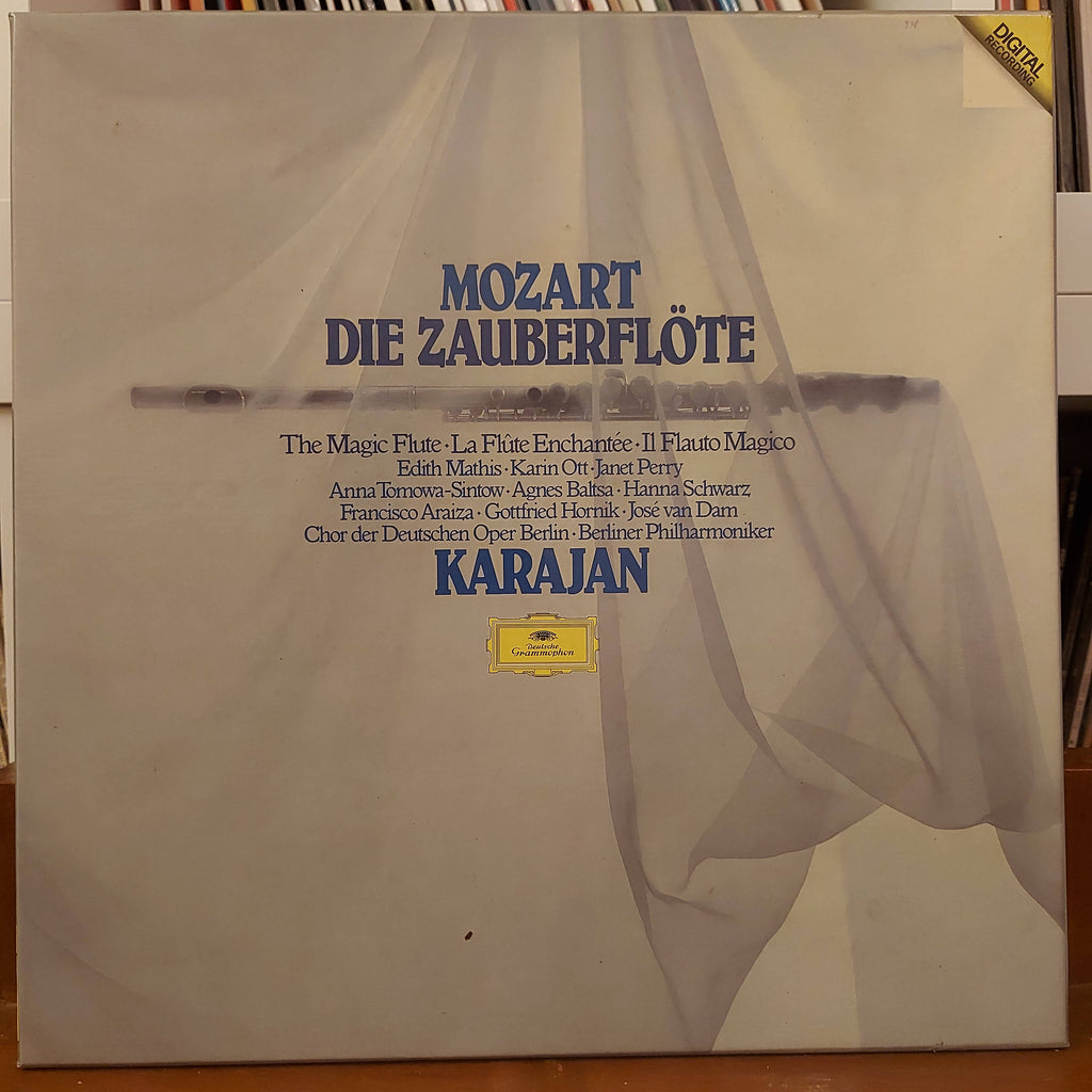 Mozart, Karajan – Die Zauberflöte (The Magic Flute) (Used Vinyl - VG+)