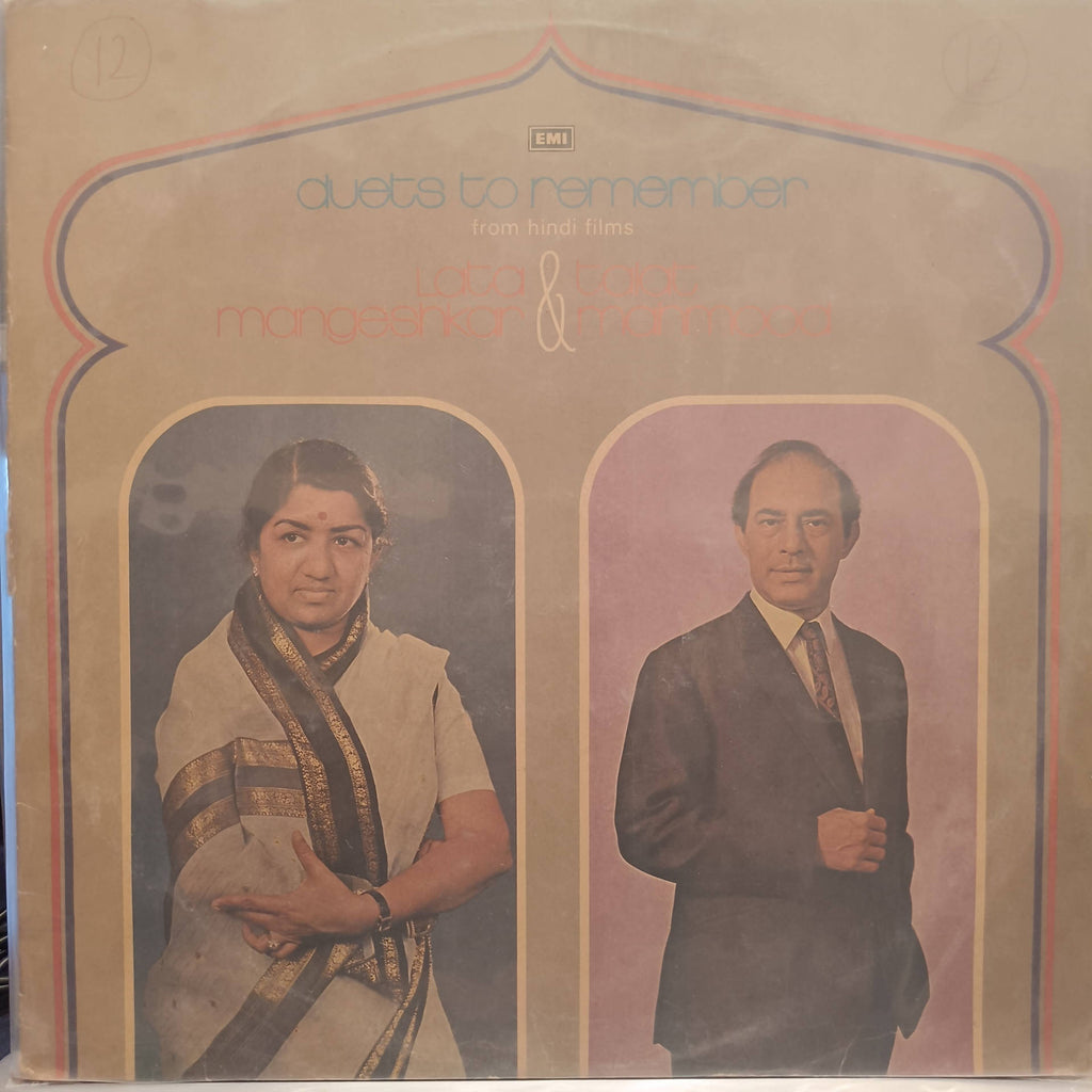 Lata Mangeshkar & Talat Mahmood – Duets To Remember (From Hindi Films) (Used Vinyl - VG) NP