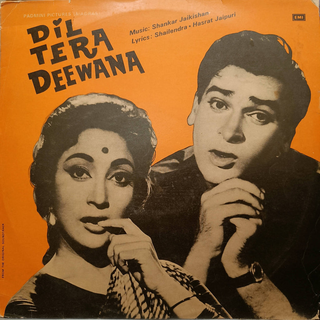 Shankar Jaikishan, Shailendra • Hasrat Jaipuri – Dil Tera Deewana (Used Vinyl - VG) NJ