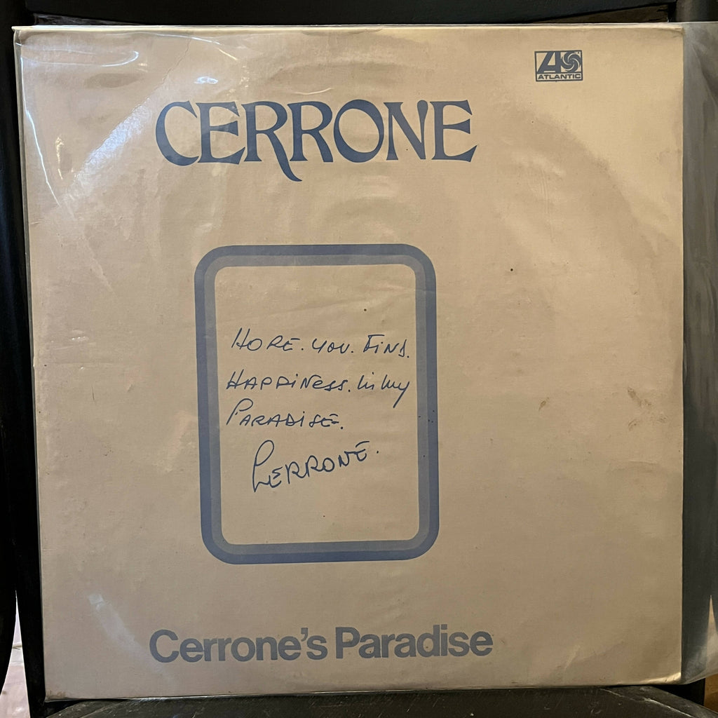 Cerrone – Cerrone's Paradise (Used Vinyl - G) RT Marketplace