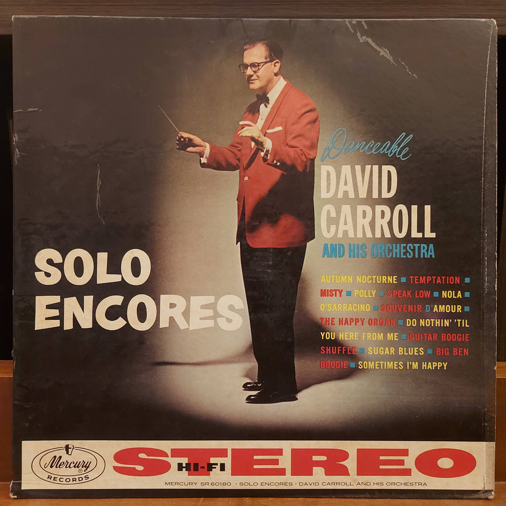 David Carroll And His Orchestra – Solo Encores (Used Vinyl - G)