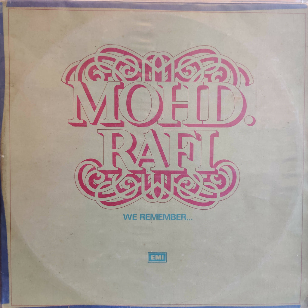 Mohd. Rafi – We Remember... (Double LP) (Used Vinyl - VG) DS Marketplace