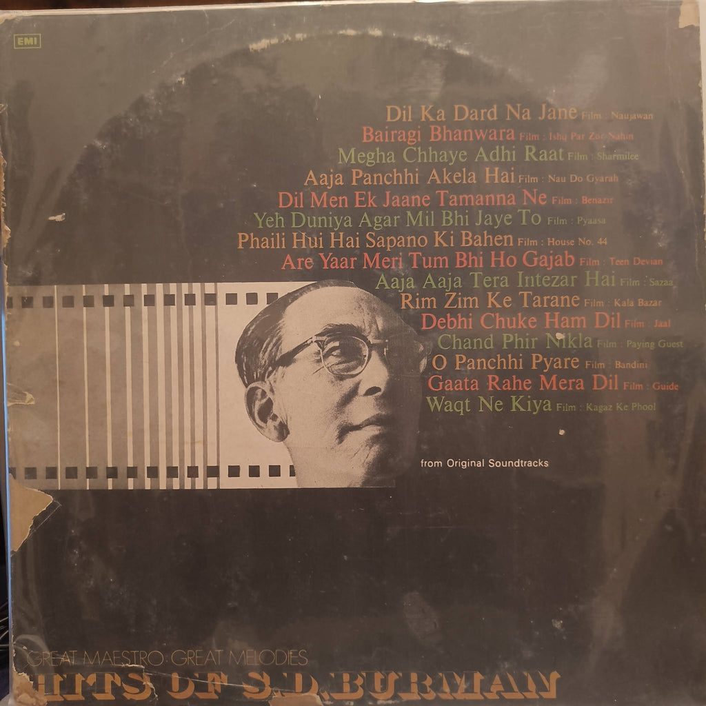 Various – Great Maestro: Great Melodies. Hits of S.D. Burman (Used Vinyl - VG) NP