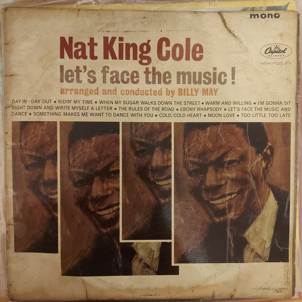 Nat King Cole With Orchestra Conducted By Billy May – Let's Face The Music! (Used Vinyl - G) JS