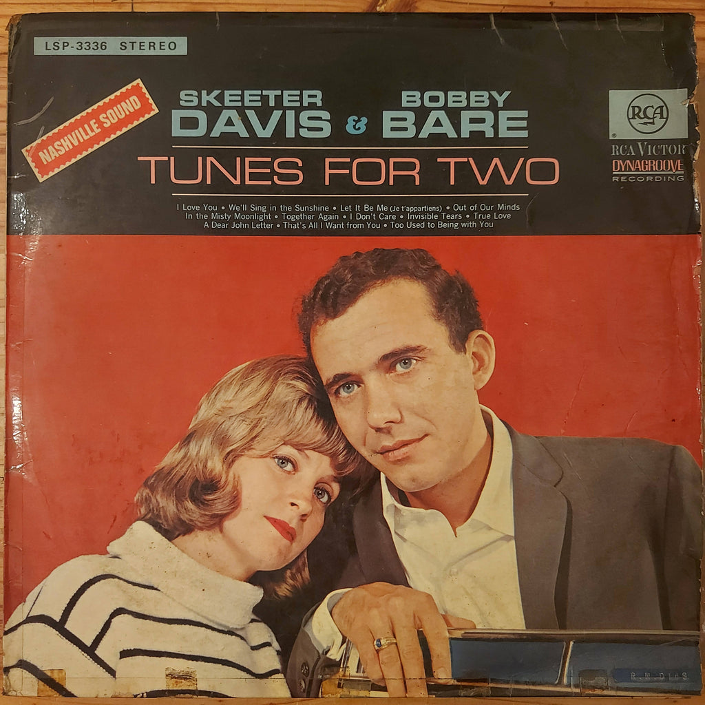 Skeeter Davis & Bobby Bare – Tunes For Two (Used Vinyl - G)