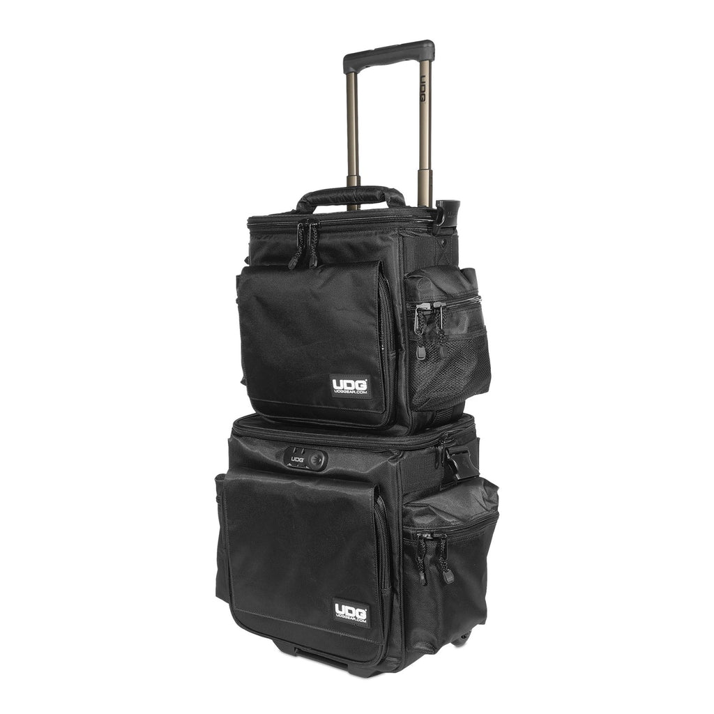 UDG Ultimate Sling Bag Trolley Set Deluxe Black/Orange Inside MK2