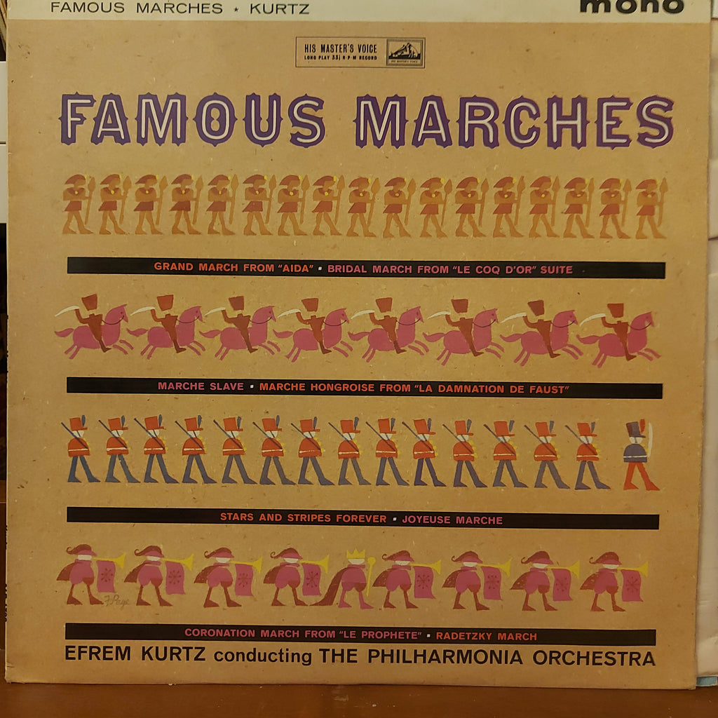 Efrem Kurtz Conducting The Philharmonia Orchestra – Famous Marches (Used Vinyl - VG)