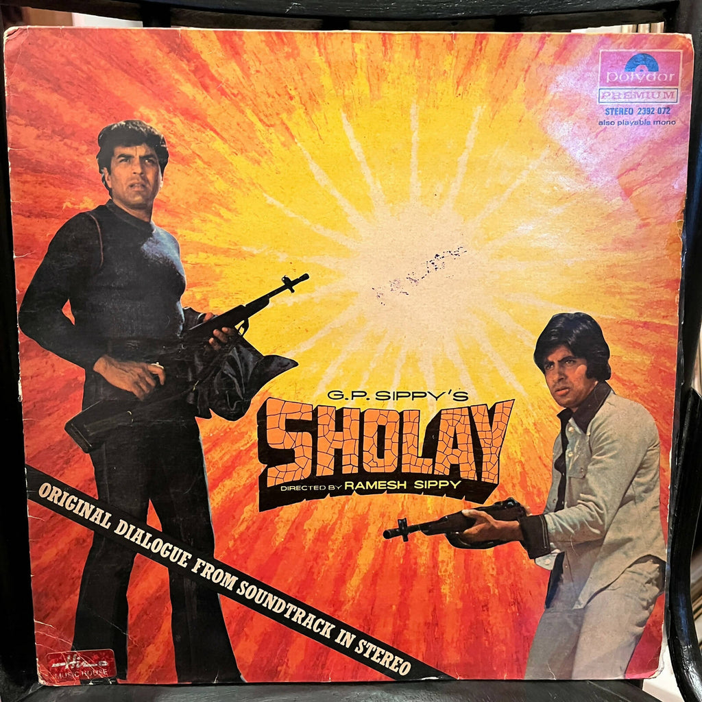 R. D. Burman – Sholay (Sound And Dialogue Album) (Used Vinyl - G) NJ Marketplace