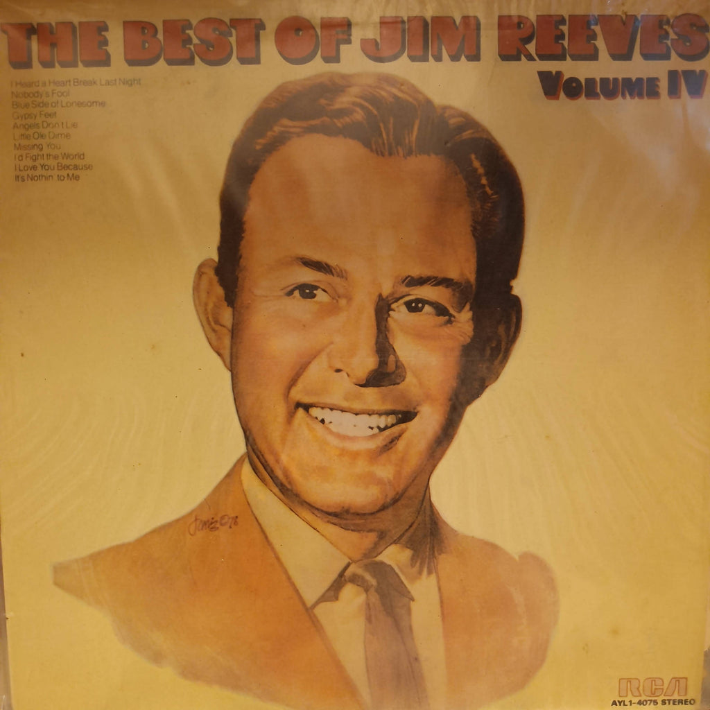 Jim Reeves ‎– The Best Of Jim Reeves Volume IV (Used Vinyl - VG+)