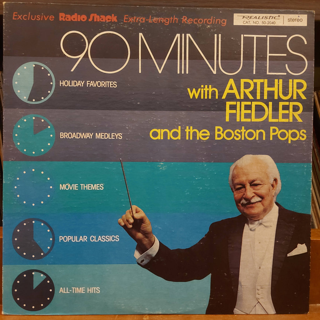 Arthur Fiedler – 90 Minutes With Arthur Fiedler And The Boston Pops (Used Vinyl - VG+)