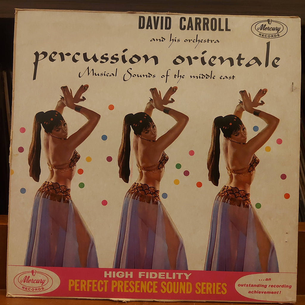 David Carroll And His Orchestra – Percussion Orientale: Musical Sounds Of The Middle East (Used Vinyl - VG)
