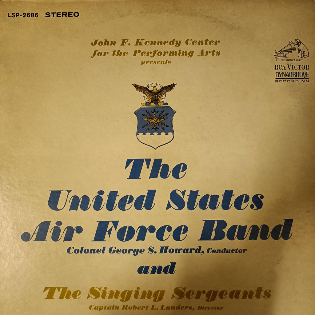 United States Air Force Band, Singing Sergeants – The National Cultural Center Presents The United States Air Force Band And The Singing Sergeants (Used Vinyl - VG)