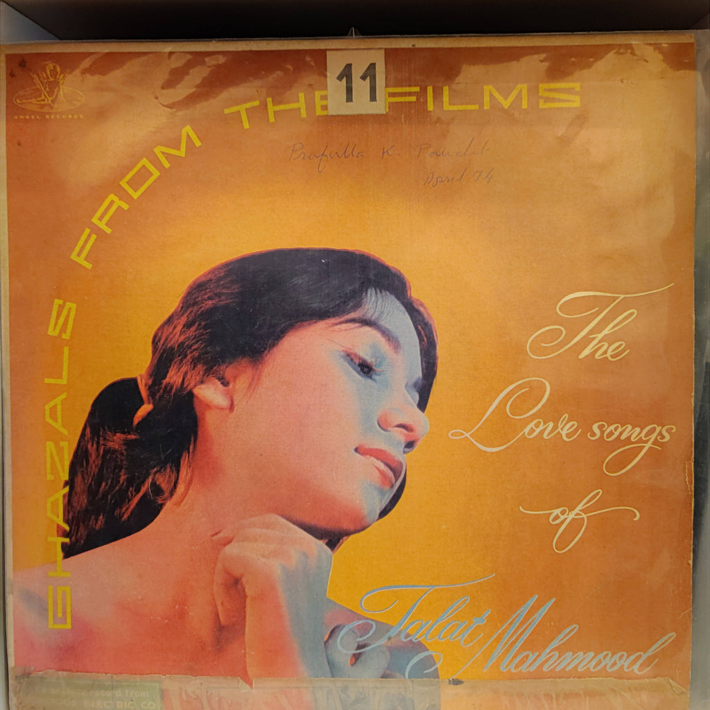 Talat Mahmood – Ghazals From The Films (The Love Songs Of Talat Mahmood) (Used Vinyl - VG) NP