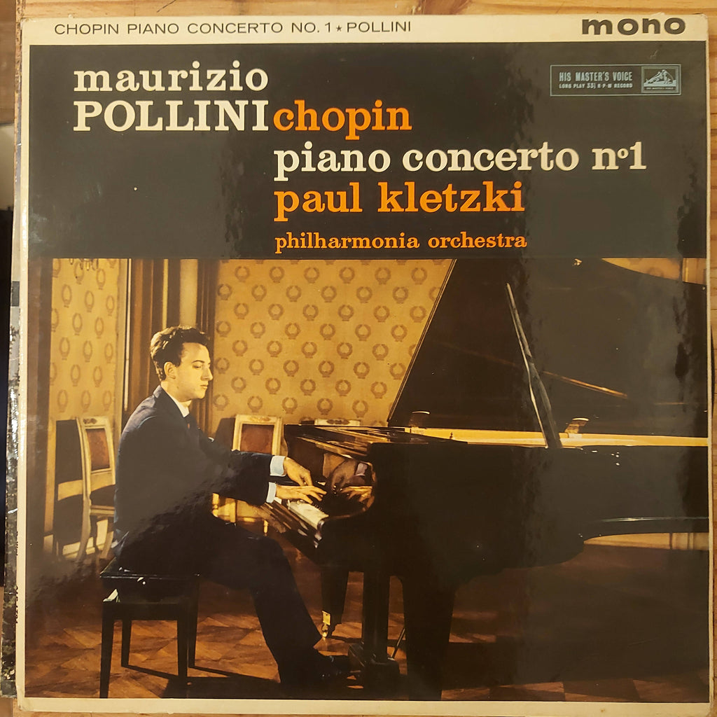 Chopin - Maurizio Pollini, Paul Kletzki, Philharmonia Orchestra – Piano Concerto N°1 (Used Vinyl - VG+)