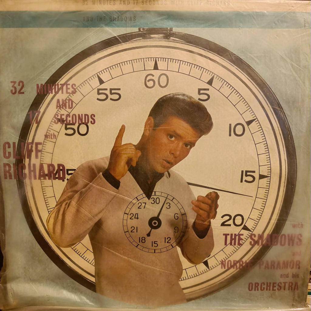 Cliff Richard And The Shadows And Norrie Paramor And His Orchestra – 32 Minutes And 17 Seconds With Cliff Richard (Used Vinyl - VG+)