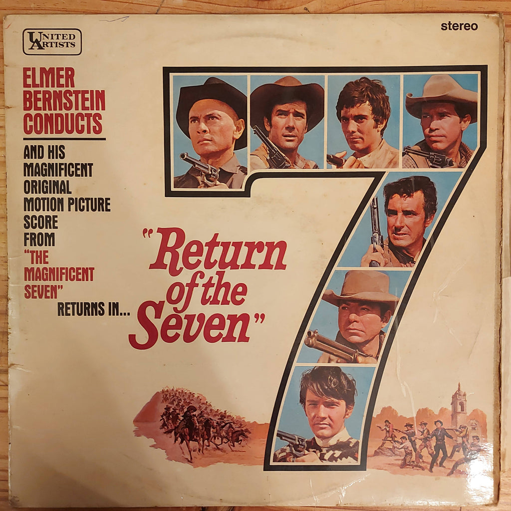 Elmer Bernstein – Return Of The Seven (Original Movie Soundtrack) (Used Vinyl - VG)