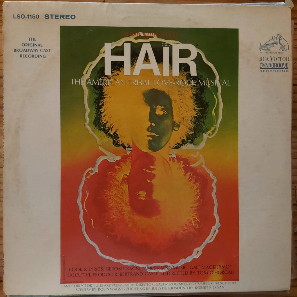 Various – Hair - The American Tribal Love-Rock Musical (The Original Broadway Cast Recording) (Used Vinyl - VG+) MD