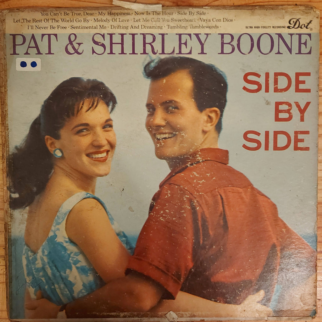 Pat & Shirley Boone – Side By Side (Used Vinyl - G)
