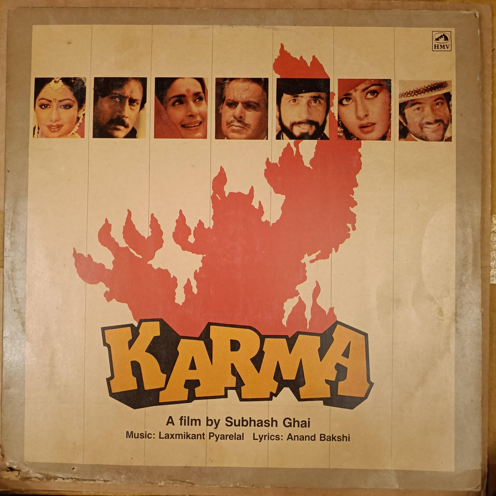 Laxmikant Pyarelal, Anand Bakshi – Karma (Used Vinyl - VG) NP
