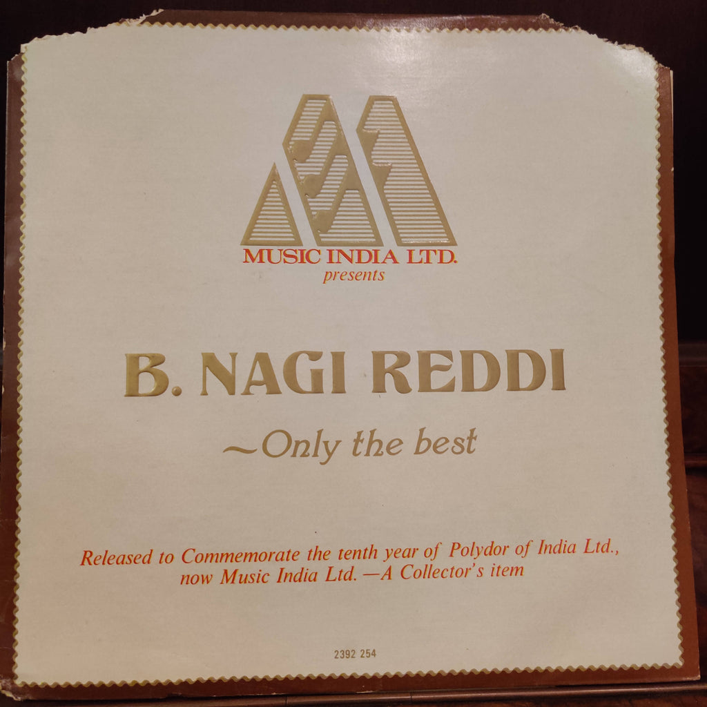 Various – B. Nagi Reddi ~ Only The Best (Used Vinyl - VG+)